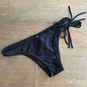 Rip Curl side tie Brazilian bikini bottom